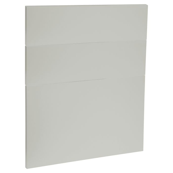 Kaboodle 600mm White Pepper Modern 3 Drawer Panels