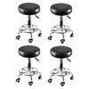 Levede 4pc Adjustable Height Salon Bar Stool - Black