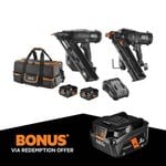 AEG 18V F-RAPID Limited Edition 2-Piece Nailer Combo 4.0Ah FORCE Kit