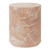 Cooper & Co. Astrid 46cm MgO Side Table Tea Rose Marble Look