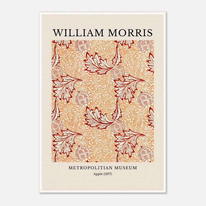 Galrie William Morris Apple Print from Metropolitan Museum (1877) - Elegant Wall Art, Poster Only, 70 x 100cm (28 x 40inch)
