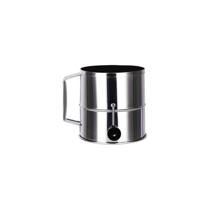 Chef Inox Flour Sifter 8 Cup Crank Handle