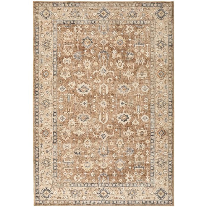 Renew Enzo Brown 270x180cm - Large Washable Floor Rug