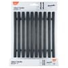 Taskmaster 128mm Matte Black T Handle - 10 Pack - 128mm