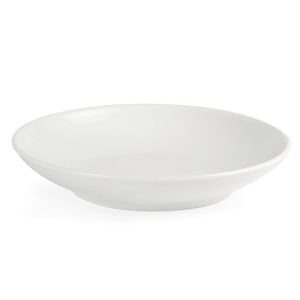 Olympia Deep Plates Whiteware 6 Pack 260mm Commercial Kitchen Dinnerware Tableware