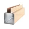 DECO 50 x 50mm Curly Birch DecoSlat Channel Gate Frame