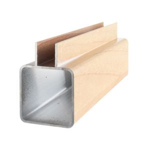 DECO 50 x 50mm Curly Birch DecoSlat Channel Gate Frame