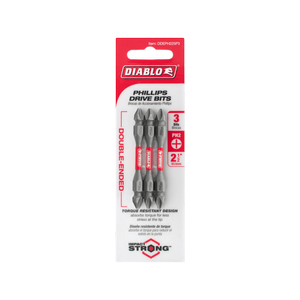 Diablo Double Ended PH2 Power Bit - 3 Pack