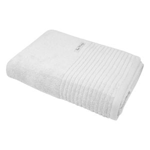 Bas Phillips Hayman Zero Twist Bath Sheet 600gsm Cotton 160x80cm White