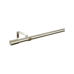Windoware 1300-2400mm x 19/22mm Satin Barrell Adjustable Metal Curtain Rods