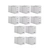 iDeer life 10Pack Disposable Dust Bags Compatible with ECOVACS T30 PRORobot Vacuum Cleaner