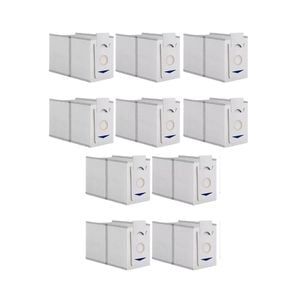 iDeer life 10Pack Disposable Dust Bags Compatible with ECOVACS T30 PRORobot Vacuum Cleaner