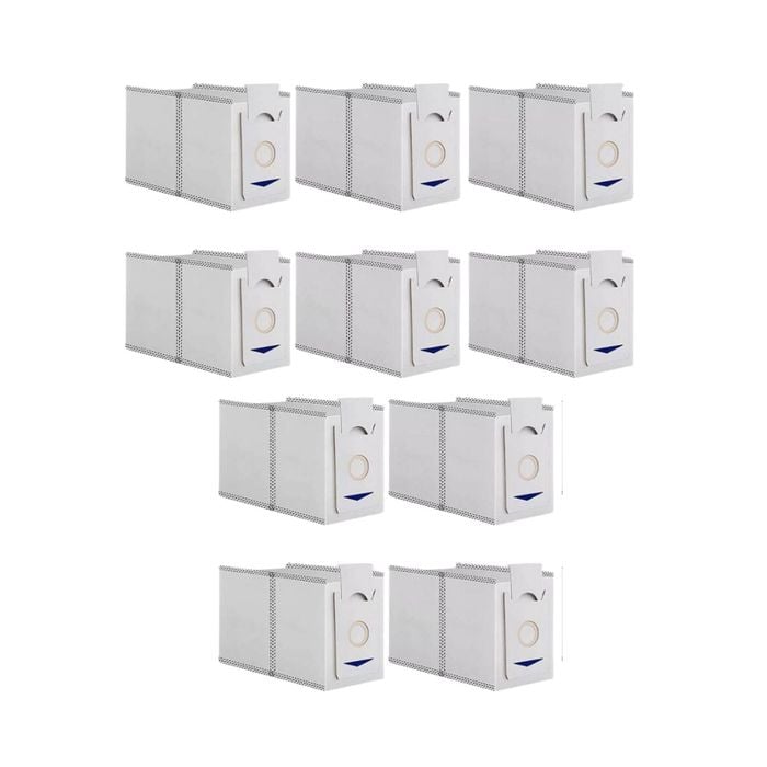 iDeer life 10Pack Disposable Dust Bags Compatible with ECOVACS T30 PRORobot Vacuum Cleaner