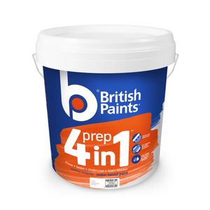 British Paints 15L White Prep 4 in 1 Sealer Primer Undercoat