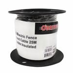 O'Briens 2.5mm x 25m Black Electric Fencing Cable Leadout