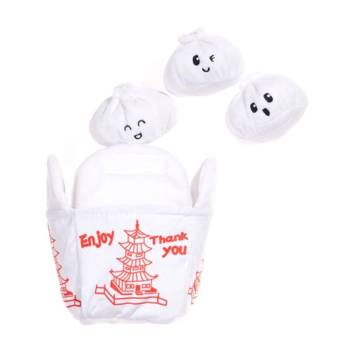 Bark-Toys-Au Andi's Famous Dumplings Plush Crinkle & Squeaky Dog Toy Set
