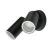 Brilliant Lighting Coolum Black Twin Head Exterior Wall Light