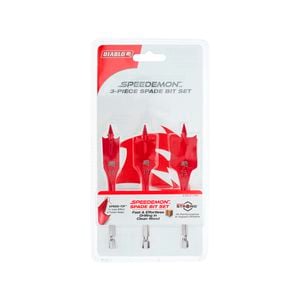 Diablo 3 Piece Stubby Speedemon Spade Bit Set