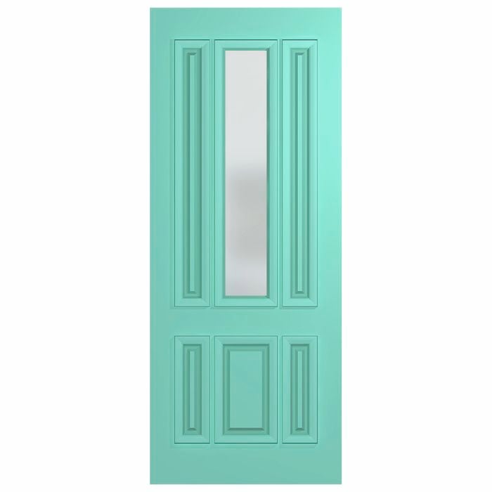 Hume Doors 1980 x 860 x 40mm Vaucluse XVP14 Entrance Door Glazed Etchlite