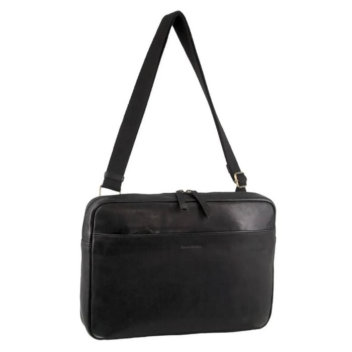 Pierre Cardin s Leather Business Laptop Comnputer  in Black