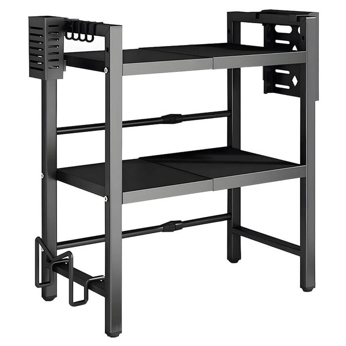 3-tier Microwave Stand Oven Rack Height Adjustable And Extendable