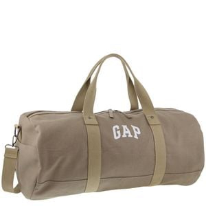 GAP Unisex Travel Canvas Overnighter/Duffle Barrell Bag 57x29cm Khaki