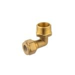 Brasshards 15C x 20MI Brass Male Compression Elbow LF