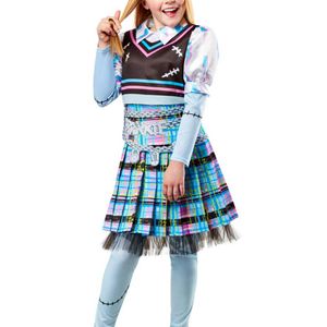 Frankie Stein Girls Deluxe Monster High Costume - Large