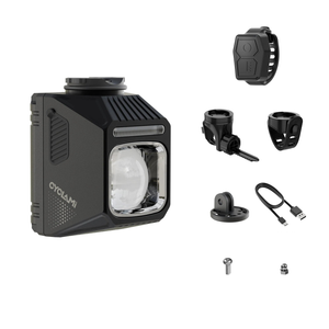 Bike Headlight With Remote Black