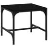 vidaXL Coffee Table Black Engineered Wood Bedside Table Centre Couch End Table