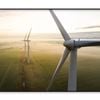 Aerial View Of Three Wind Turbines  Print 100% Australian Made 120x90cm  (Poster)