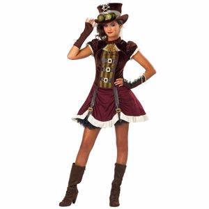 Steampunk Western 19th Victorian Gothic Science Fiction Tween Girls Costume L