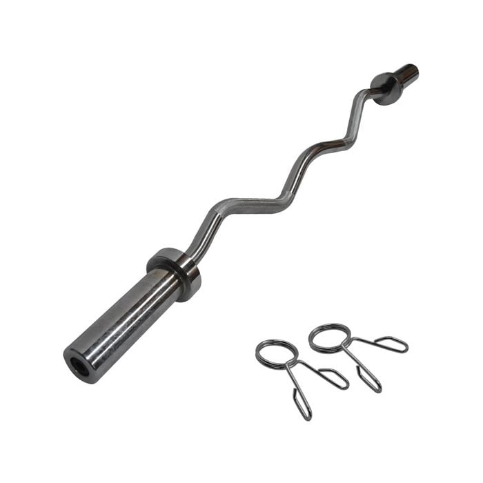 120cm Chrome Olympic Curl Barbell