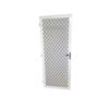 ProtectorAl 860 x 1980mm White Fixed Grille Screen Door