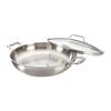 Iconix Stainless Steel Chef Pan With Lid 32cm Baccarat