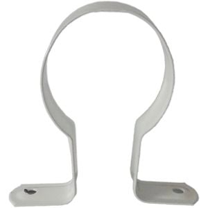 Kinetic 50mm White Saddle Stand Off Clips - 5 Pack