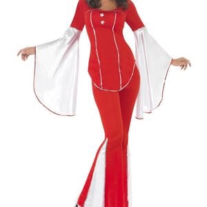 Super Trooper Womens Red Plus Size Abba Costume - Large
