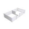 Rooster Farms 2.96m X 1.48m Pvc Dog Whelping Box + Playpen Kit - Anti-crush Rail