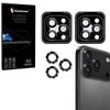 Icoverlover [2-pack] For Iphone 17 Pro Camera Lens Protectors With Locator Black