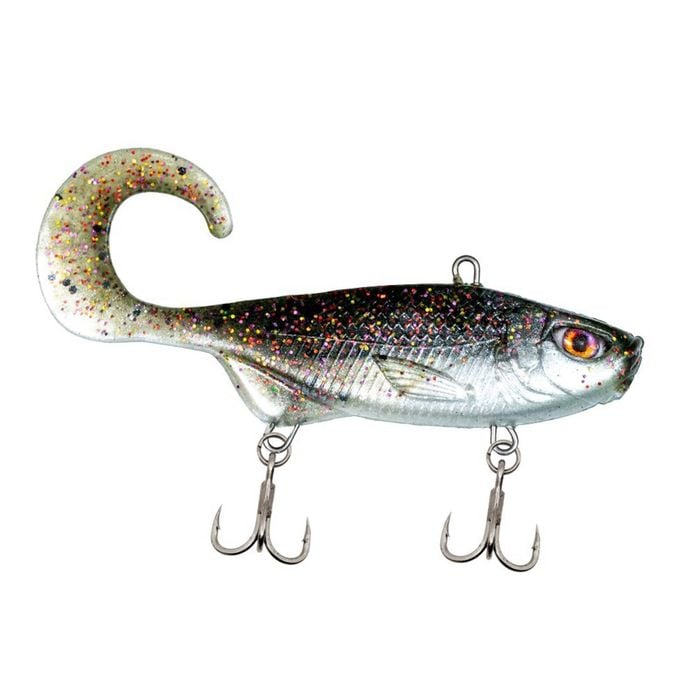 85mm Chasebaits Curly Vibe 2.0 Heavy (23g) Soft Vibe Fishing Lure - Money