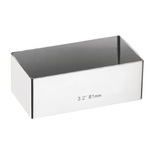 Loyal Rectangular Mini Gateaux Mould 80 X 40mm Bakeware Baking Pan