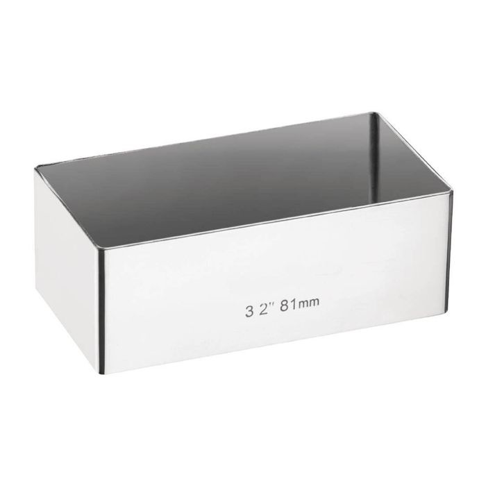 Loyal Rectangular Mini Gateaux Mould 80 X 40mm Bakeware Baking Pan