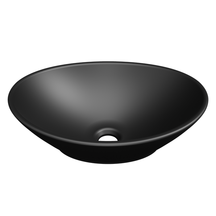 New England Joinery 415mm Matte Black Elite Basin