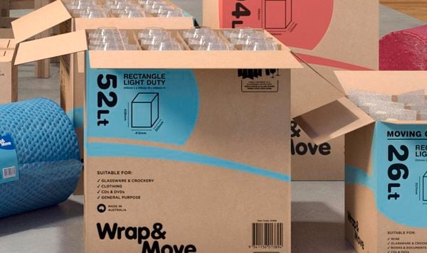 assorted packing boxes and accessories