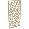ProtectorAl 300-1200w x 1201-2400h Gold Matt/Gloss White Riverstone Unframed Composite Deco Panel