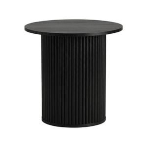 Oikiture Coffee Table Side End Tables Black