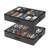 Artiss 2X Under Bed Shoe Storage Containers 12 Pairs Grey