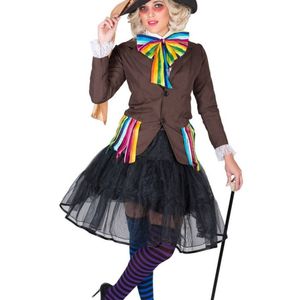 Alice In Wonderland Plus Size Womens Mad Hatter Character Costume - Xlarge