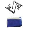 TOPONE Table Tennis Net and Stand Set, Heavy-duty Steel Frame, Durable Mesh, Adjustable Design for Indoor & Outdoor Use