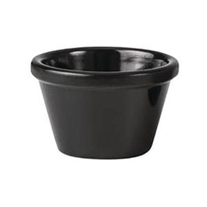 Ryner Melamine Ramekin Smooth Commercial Grade Black 45ml 63x40mm